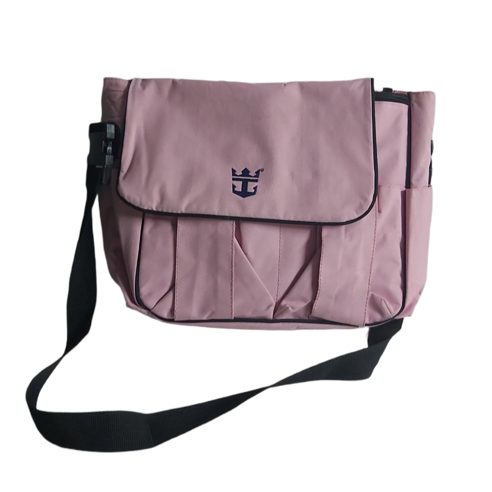 Royal Carribean Light Pink Laptop Bag - Handbag + Crossbody Bag